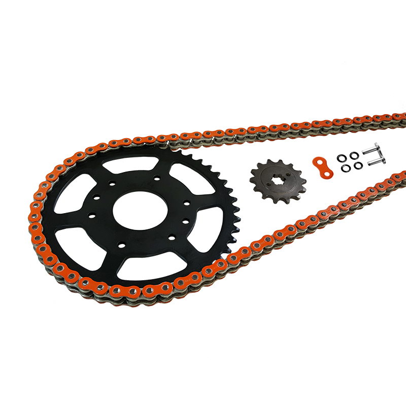 EK-Chain Kettensatz 520 MVXZ-2 für BMW G650 Xmoto ab Modelljahr 2007- Farbe Orange heißer Online-Verkauf