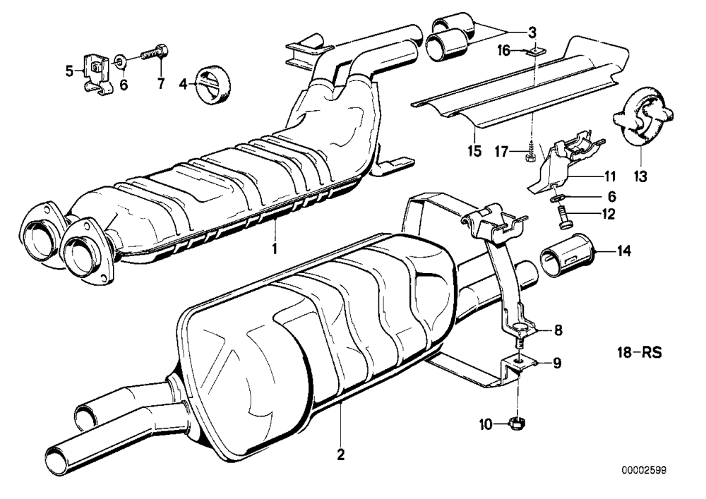 BMW Satz Anbauteile E24 E28 18211176472 Online-Deal