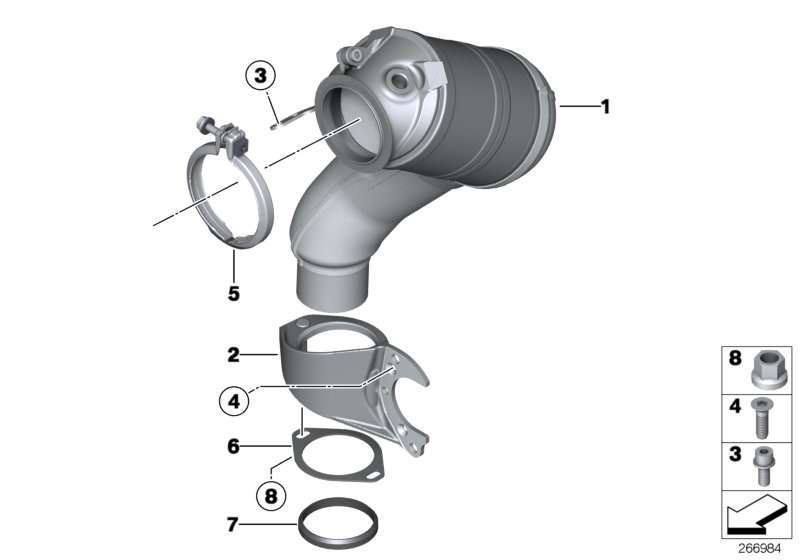 BMW Senkschraube E70 E71 E72 F01 F02 F04 F06 F10 F12 F13 07119902715
